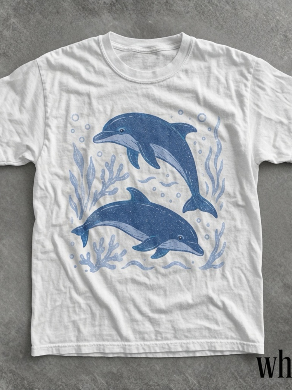 Vintage Dolphin Ocean Coastal Nature Shirt